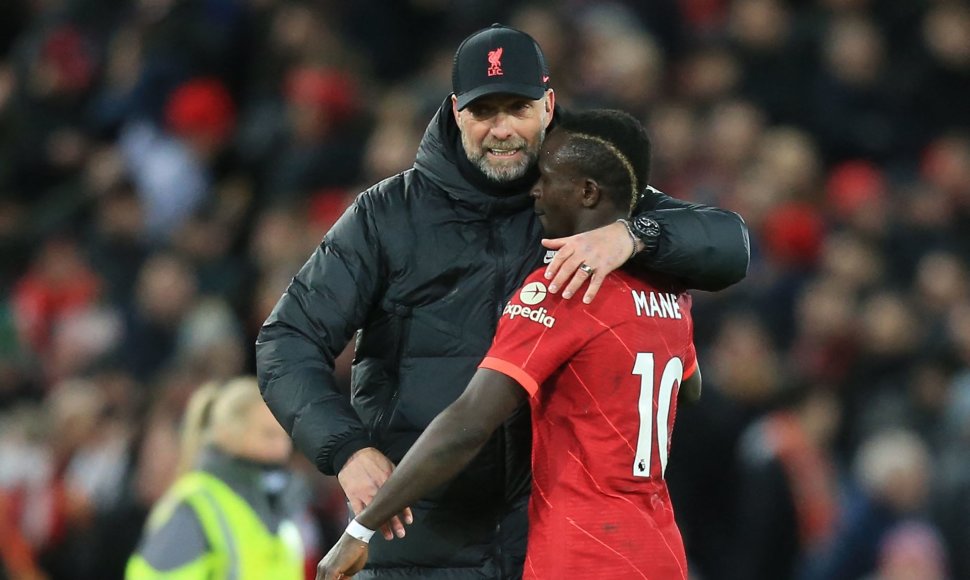 Jurgenas Kloppas ir Sadio Mane