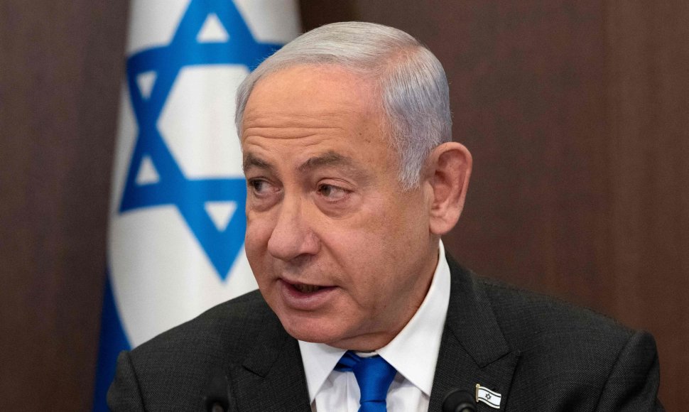 Izraelio ministras pirmininkas Benjaminas Netanyahu