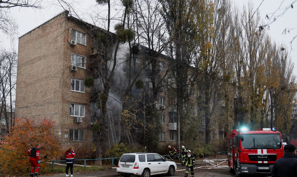 Raketomis apšaudytas Kyjivas