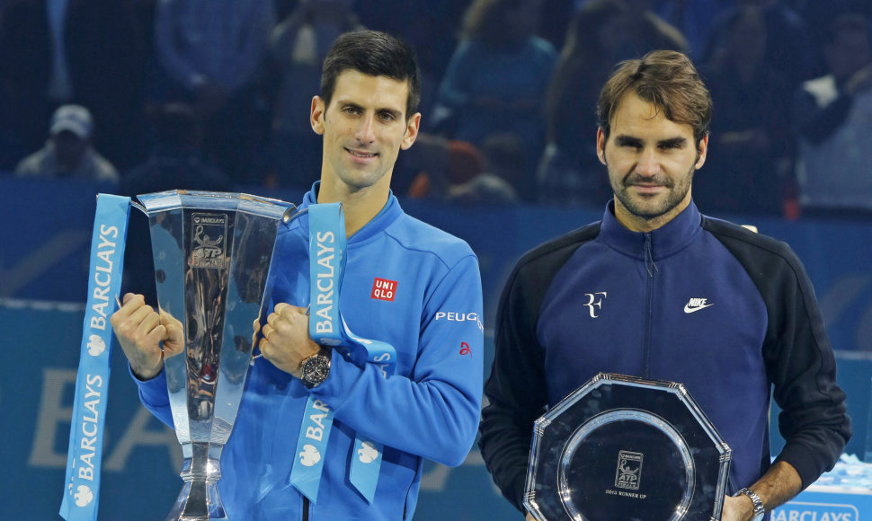 Novakas Džokovičius ir Rogeris Federeris