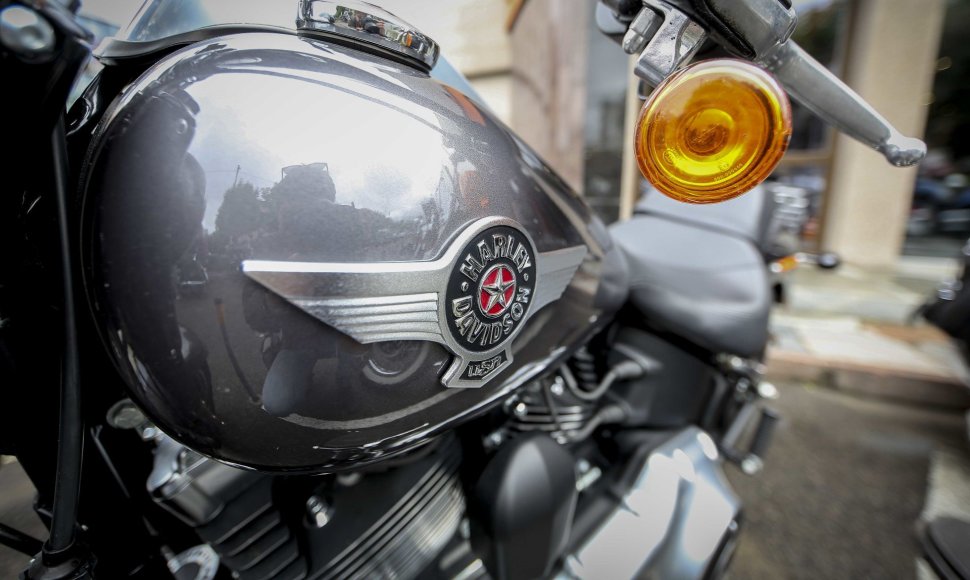 Naujų „Harley-Davidson“ motociklų bandomasis važiavimas