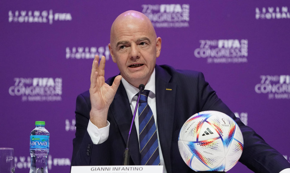 FIFA prezidentas Gianni Infantino