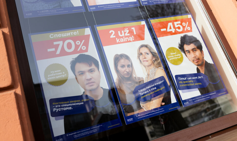 Vilniuje atidaroma „prekybos žmonėmis parduotuvė“