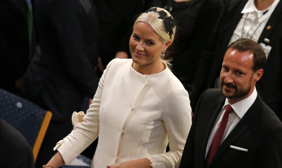 Norvegijos princesė Mette-Marit ir princas Haakonas 