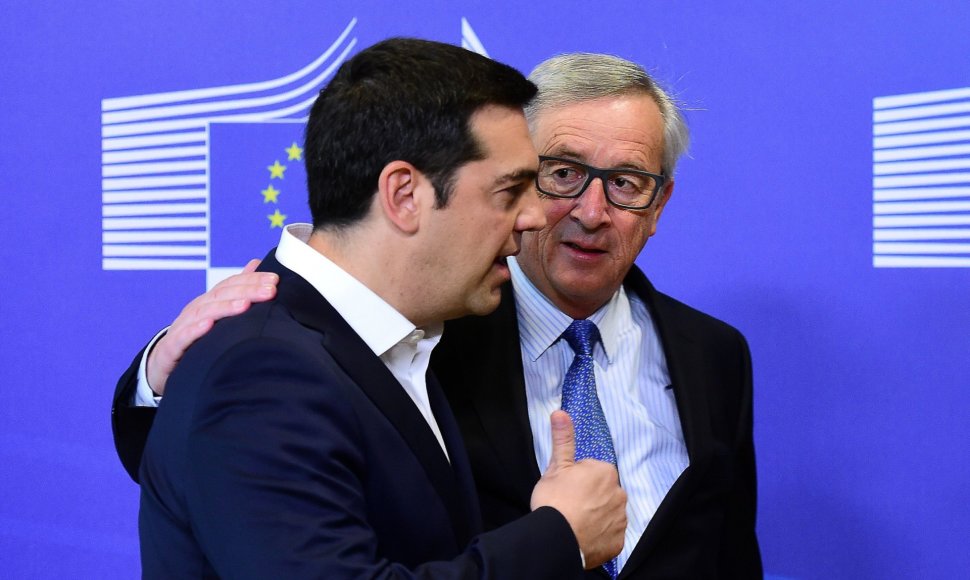 Aleksis Cipras ir Jeanas-Claude'as Junckeris