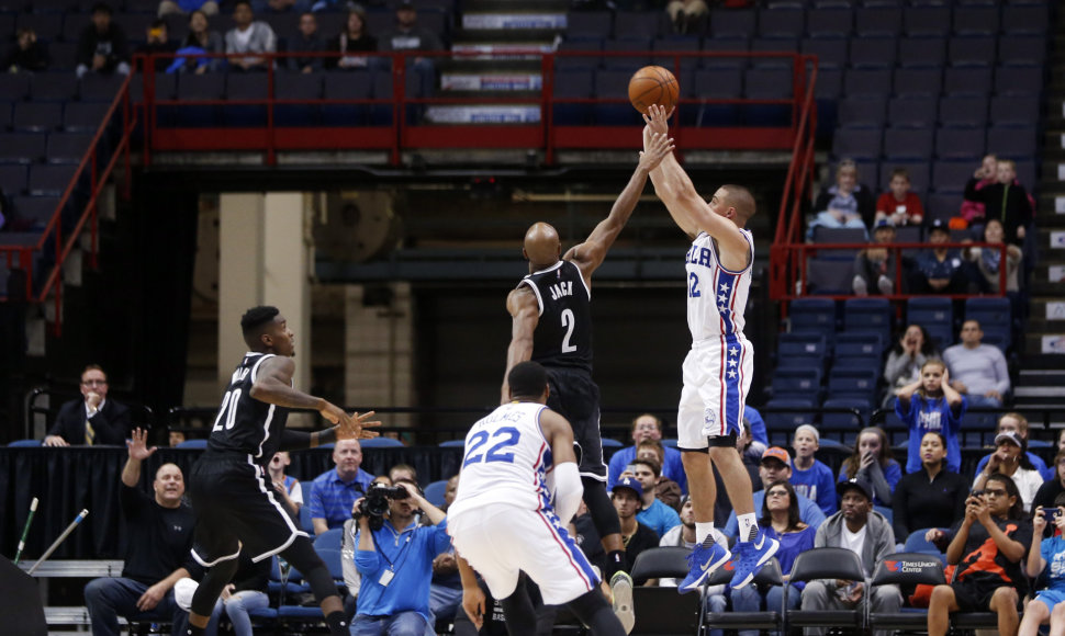 NBA priešsezoninės rungtynės: „Philadelphia 76ers“ – „Brooklyn Nets“