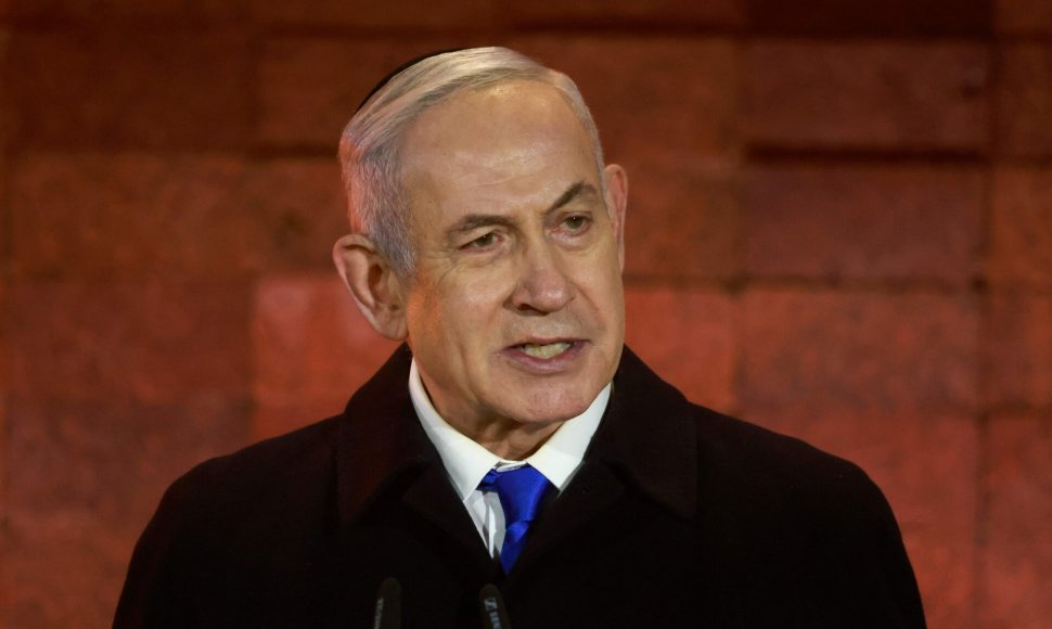 Izraelio ministras pirmininkas Benjaminas Netanyahu