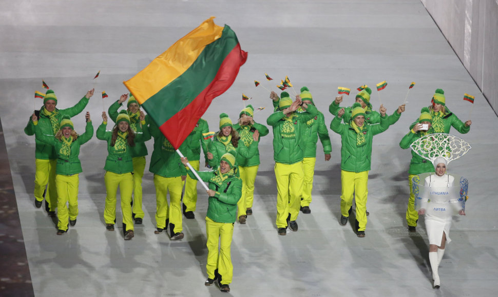 Lietuvos delegacija Sočio olimpinėse žaidynėse