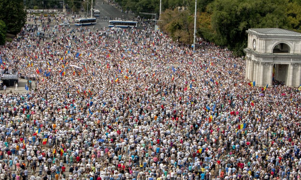 Protestai Moldovoje