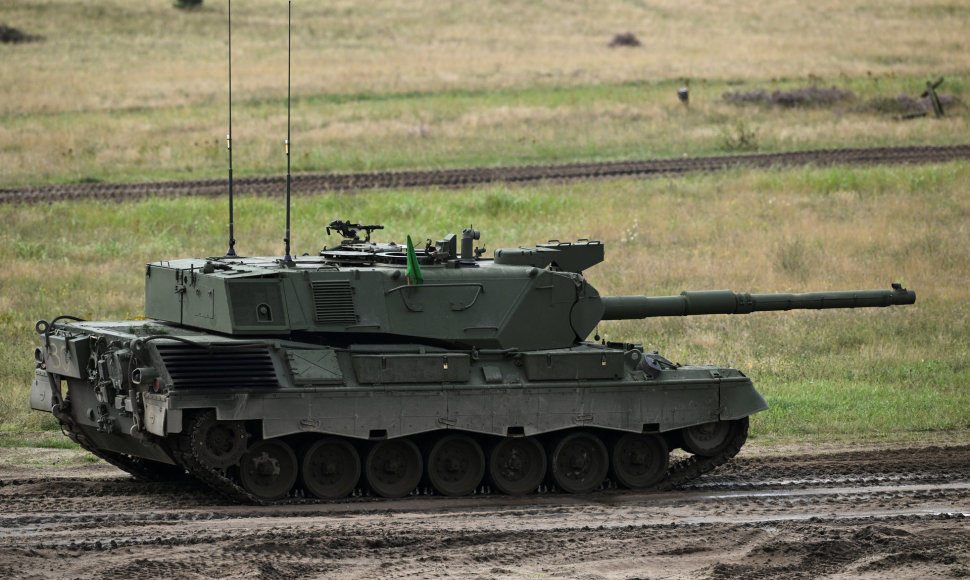 Leopard 1A5 tankas Vokietijoje