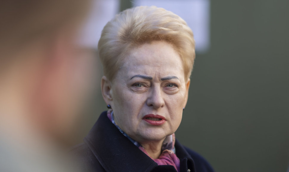 Dalia Grybauskaitė balsavo Prezidento rinkimuose ir referendume