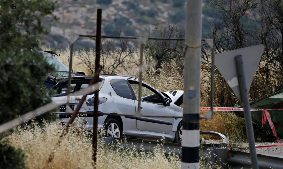 Vakarų Krante nušautas automobiliu į Izraelio karius rėžęsis palestinietis