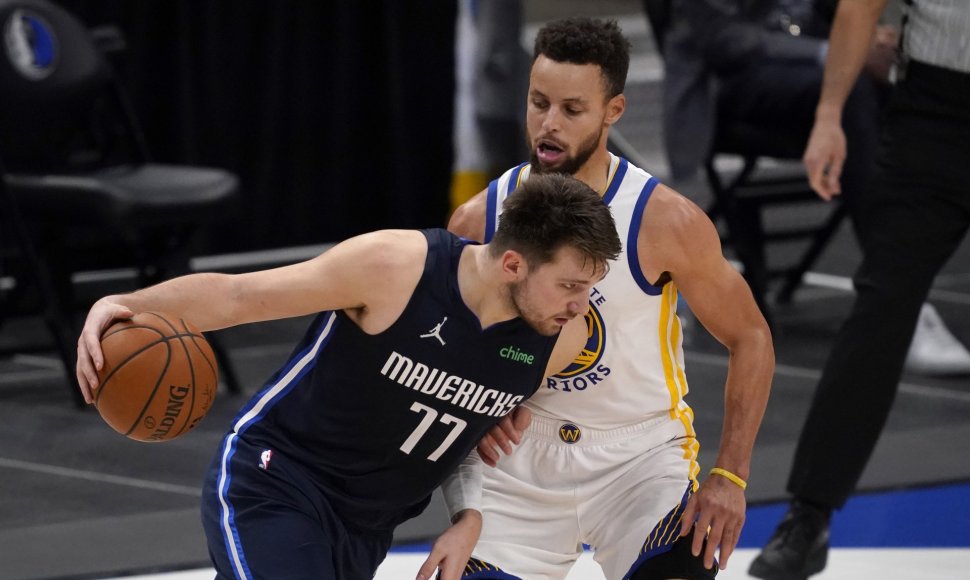 Luka Dončičius ir Stephenas Curry