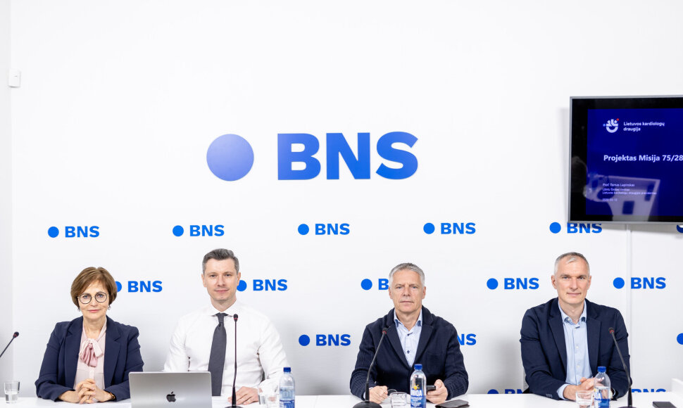 Spaudos konferencija apie iniciatyvą, skirtą gerinti kraujospūdžio kontrolę