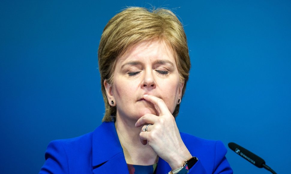 Škotijos pirmoji ministrė Nicola Sturgeon