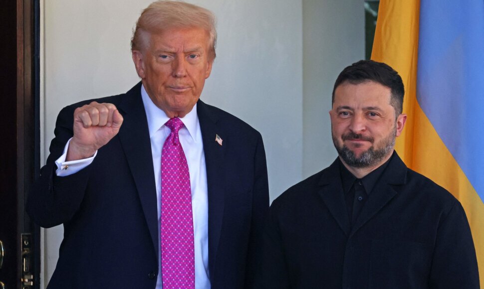 Donaldas Trumpas ir Volodymyras Zelenskis