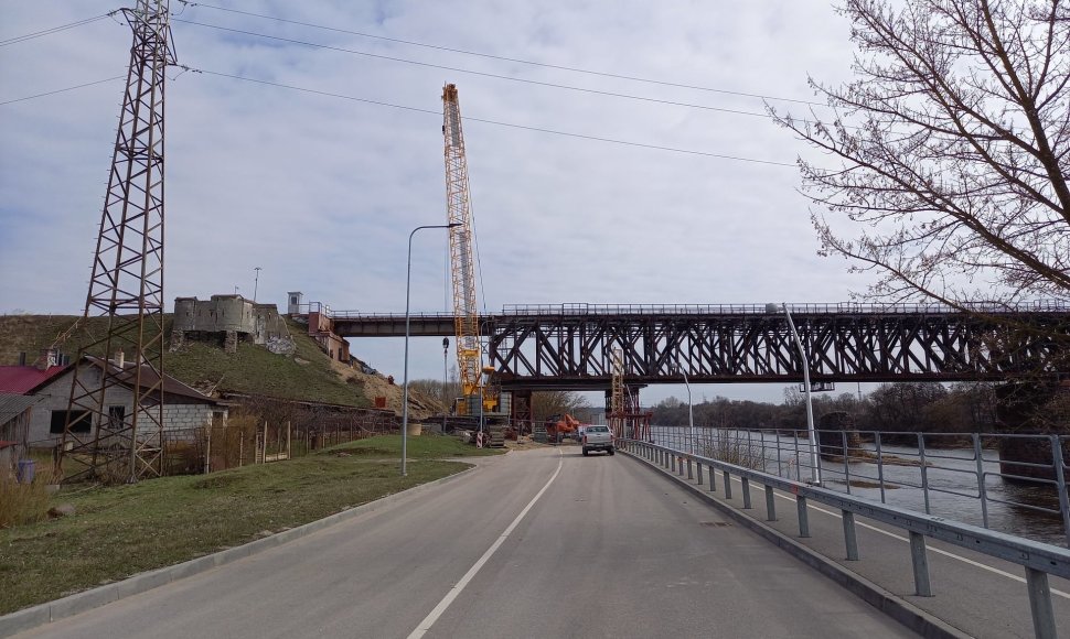 Prasidėjo Jonavos geležinkelio tilto rekonstrukcija. KPD nuotrauka