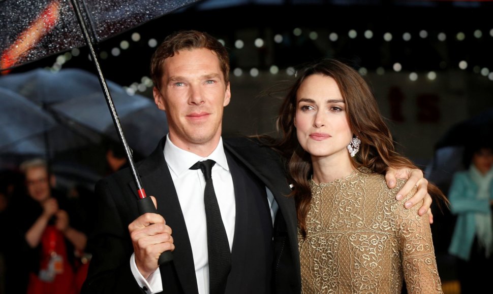 Benedictas Cumberbatchas ir Keira Knightley