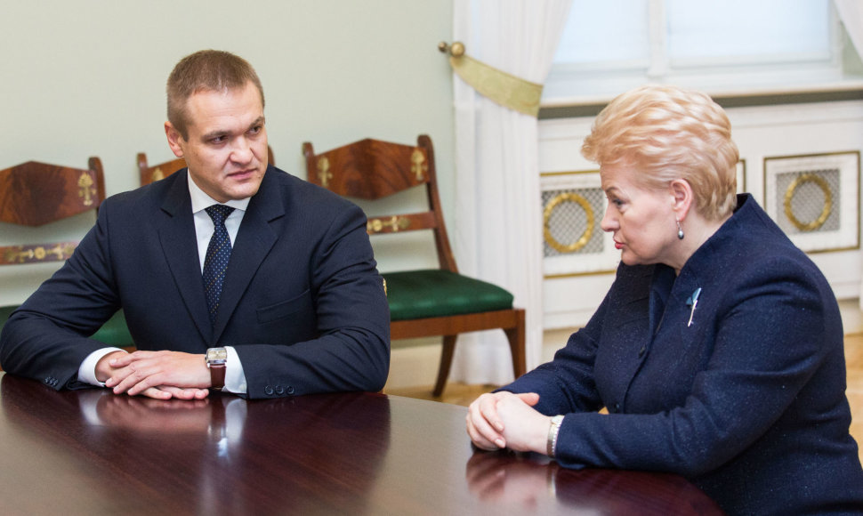 Eimutis Misiūnas ir Dalia Grybauskaitė
