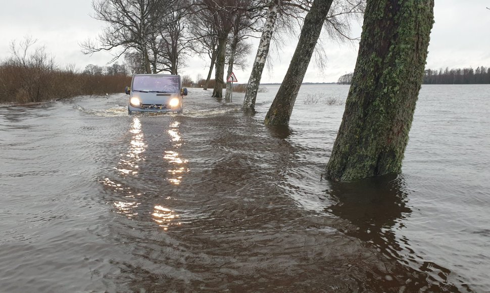 Gelbėjimo darbai Šilutės rajone, Kintų seniūnijoje