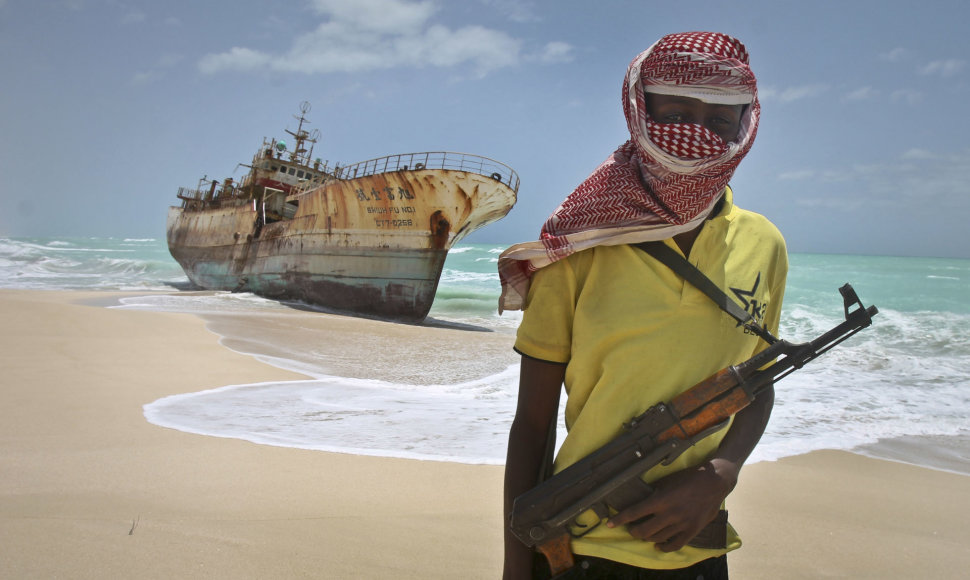 Somalio piratas