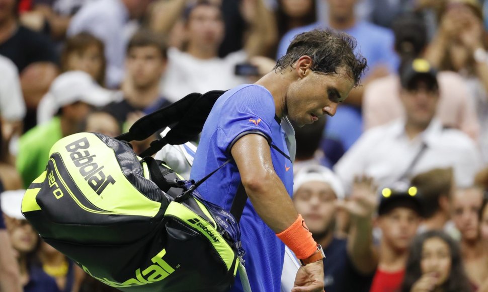 Rafaelis Nadalis „US Open“ čempionato aštuntfinalyje krito prieš Lucasą Pouille