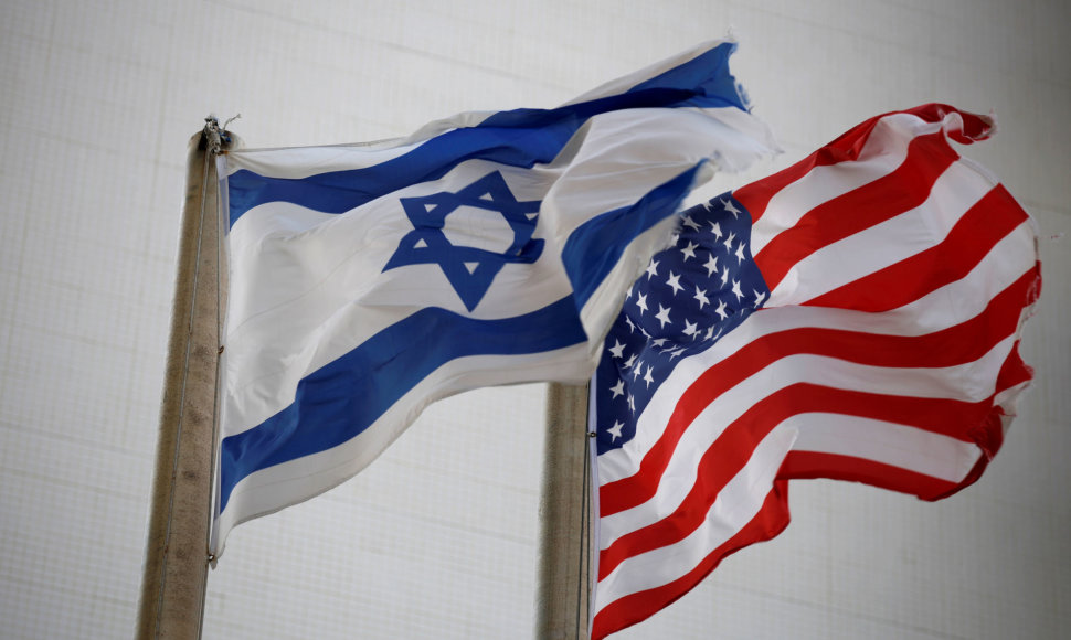Izraelio vėliava, JAV vėliava