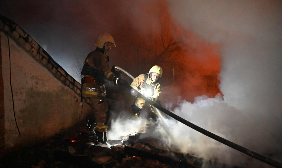 Karas Ukrainoje / SERGEY BOBOK / AFP