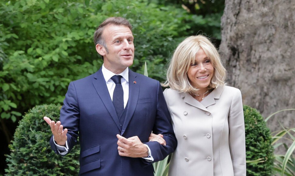 Brigitte ir Emmanuelis Macronas