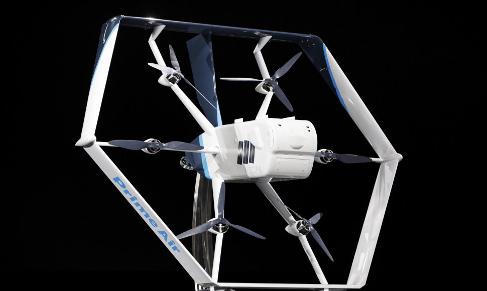 „Amazon“ prekių pristatymo dronas MK27