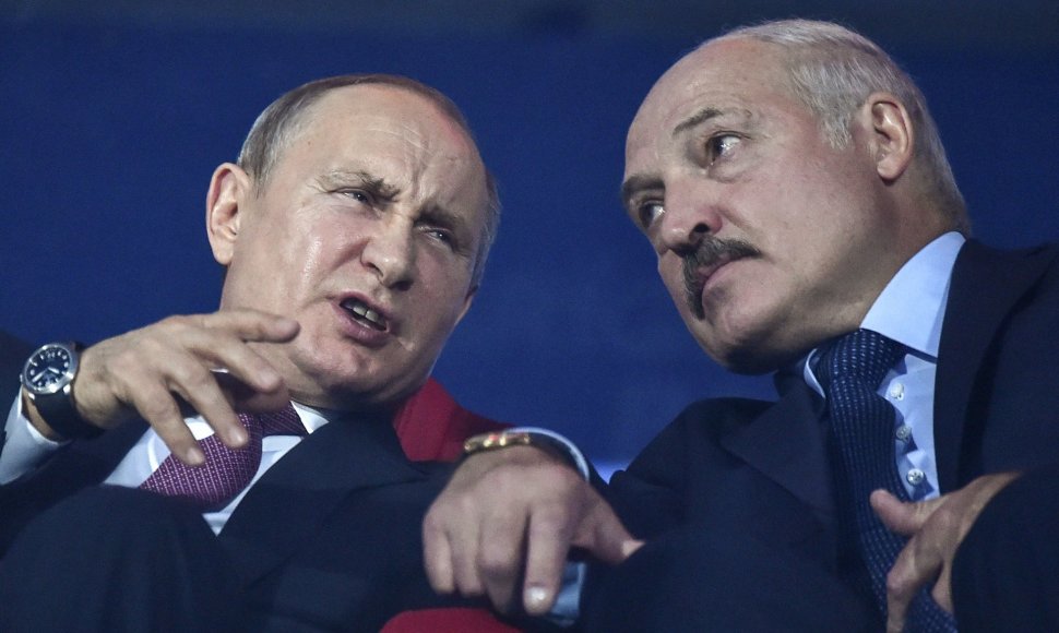 Vladimiras Putinas ir Aliaksandras Lukašenka