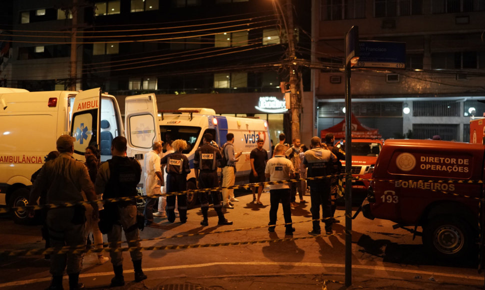 Ligoninėje Rio de Žaneire kilo gaisras