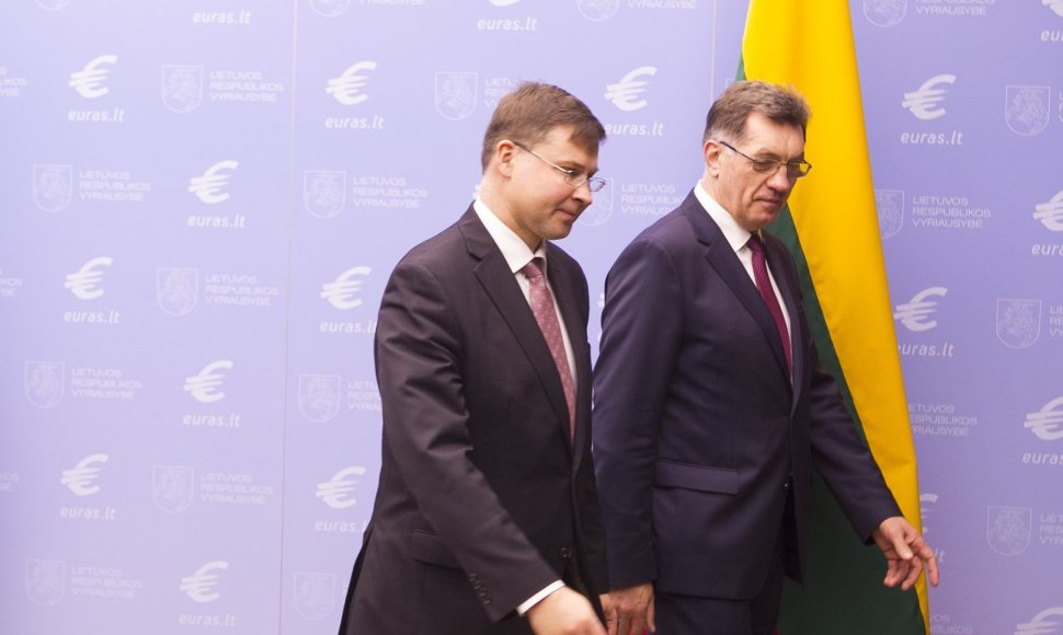 Valdis Dombrovskis ir Algirdas Butkevičius 