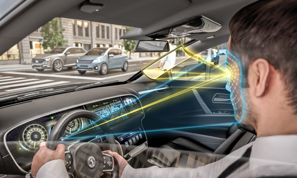 Technologija naudoja vairuotojo judesių sekimo sistemą