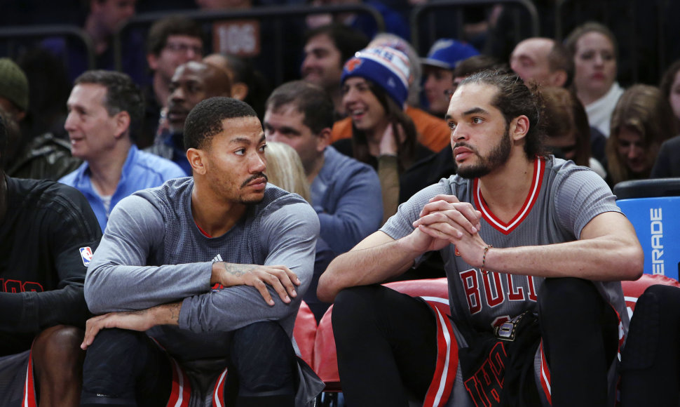 Derrickas Rose'as ir Joakhimas Noah