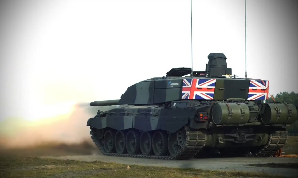 Britų tanko atnaujinimo „Challenger 2“ prototipas