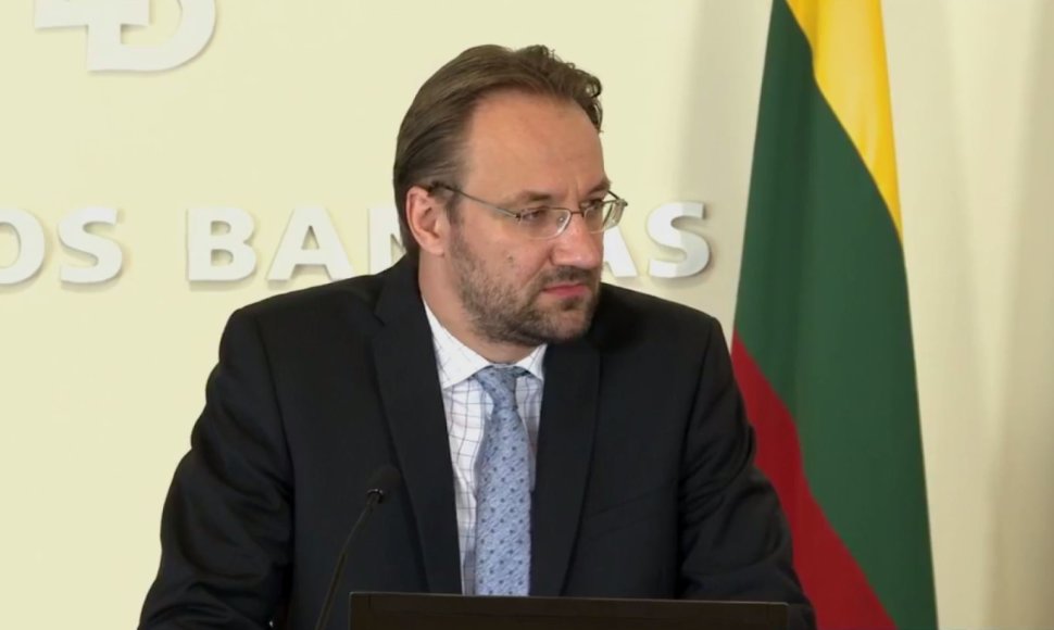 Lietuvos banko Ekonomikos ir finansinio stabilumo tarnybos direktorius Gediminas Šimkus.