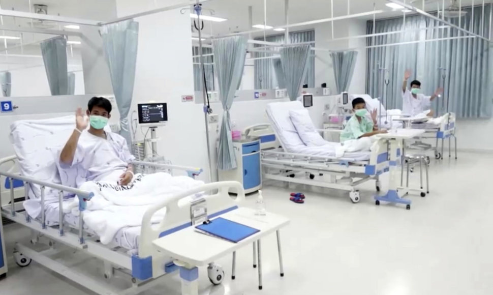 Tailande iš urvo išgelbėti vaikai netrukus bus išrašyti iš ligoninės