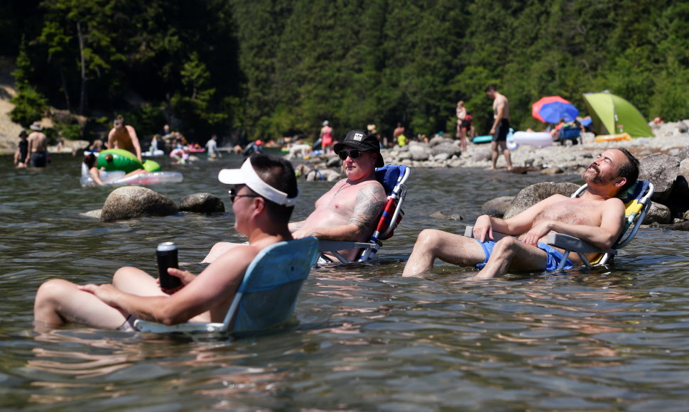 Rekordinė karščio banga Kanadoje