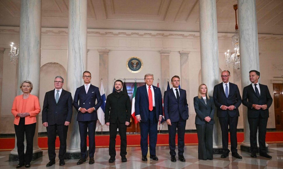Europos lyderiai Baltuosiuose rūmuose / ANDREW CABALLERO-REYNOLDS / AFP
