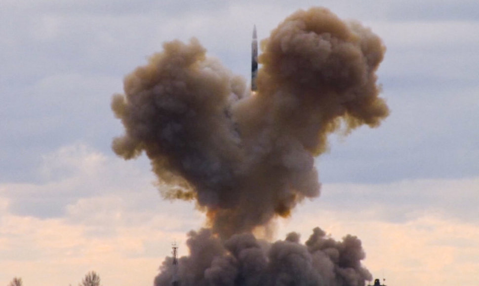 Rusijos hipergarsinio raketinio komplekso „Avangard“ bandymas