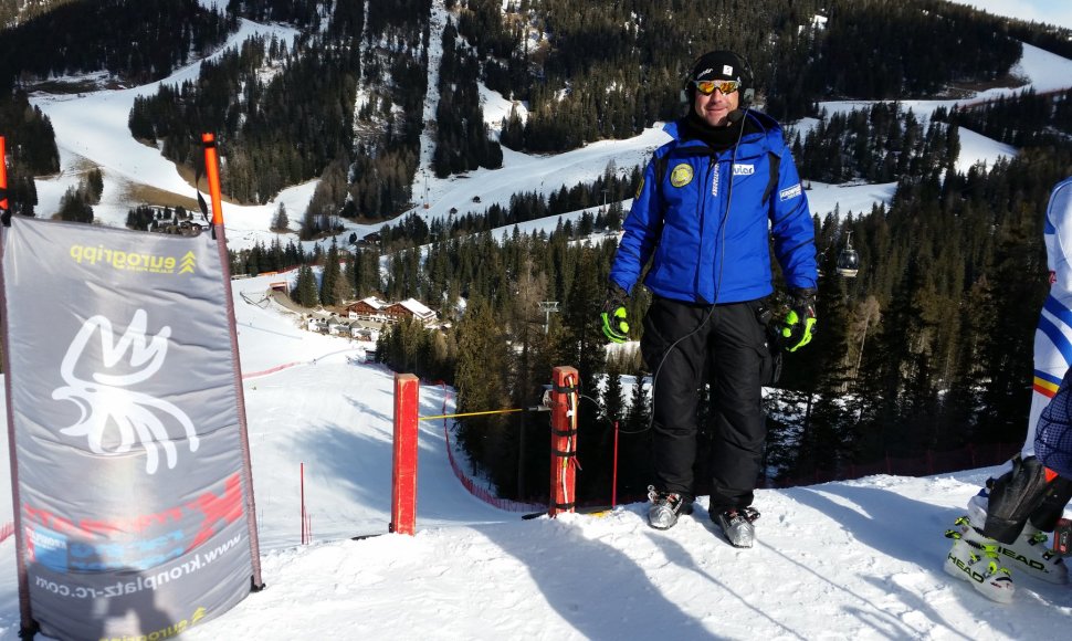 Lietuvos kalnų slidinėjimo čempionatas vyko Italijoje