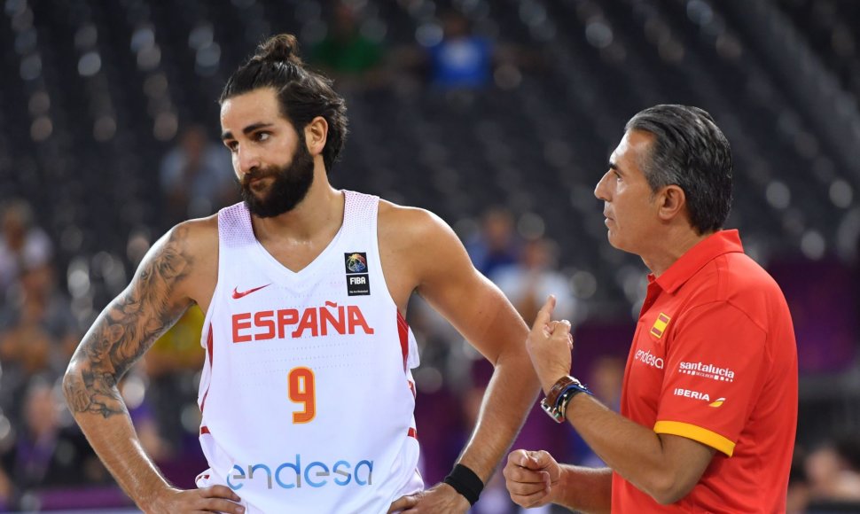 Ricky Rubio ir Sergio Scariolo