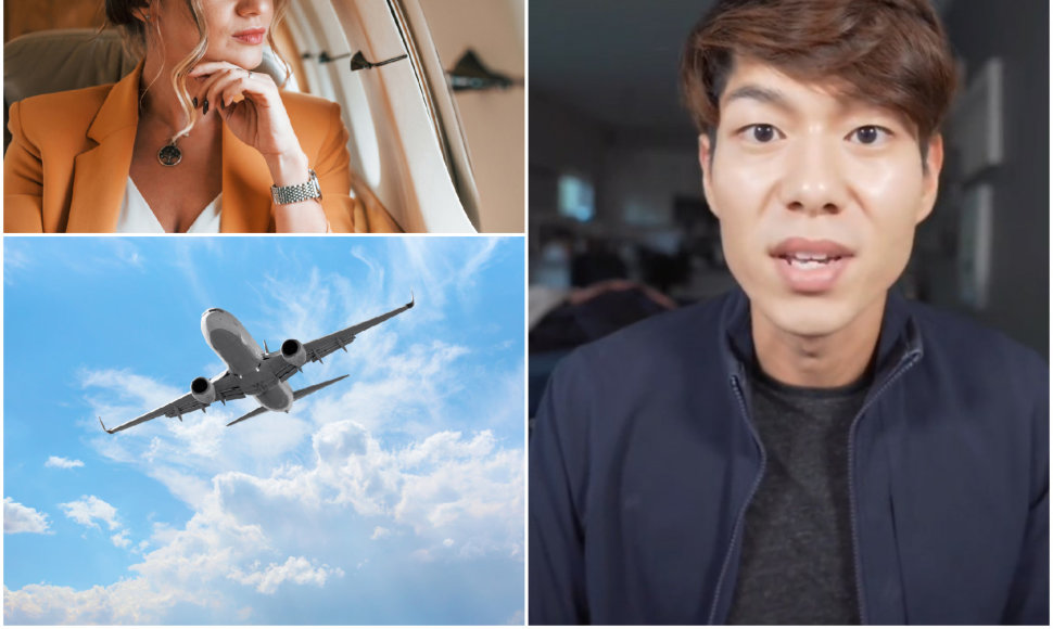 Odos priežiūros ekspertas paaiškino, kodėl skrendant lėktuvu jau geriau būti makiažo