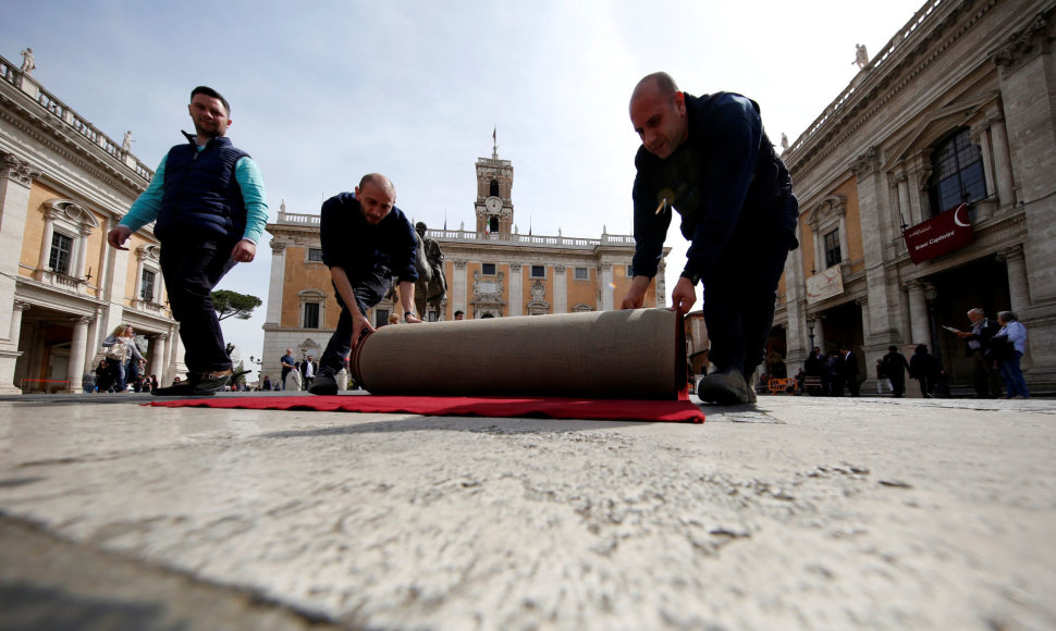 Roma ruošiasi priimti jubiliejinį ES viršūnių susitikimą