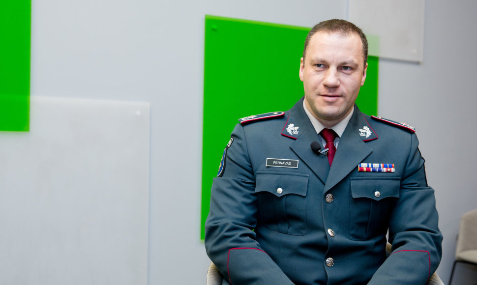 15min studijoje — policijos generalinis komisaras Linas Pernavas