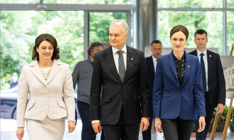 Diana Nausėdienė, Gitanas Nausėda, Viktorija Čmilytė - Nielsen