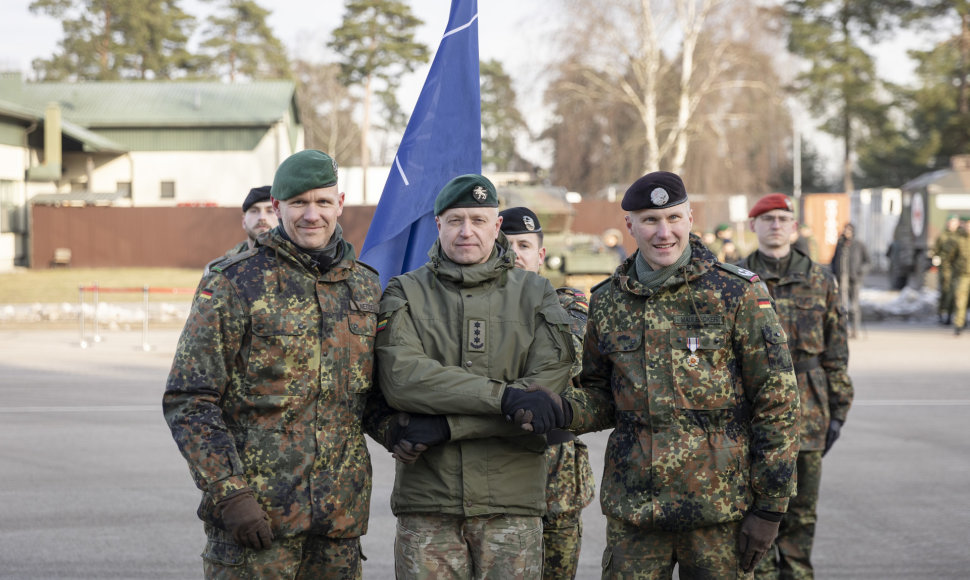 NATO priešakinių pajėgų bataliono kovinės grupės rotacija