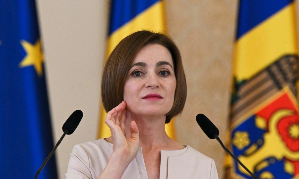 Moldovos prezidentė Maia Sandu