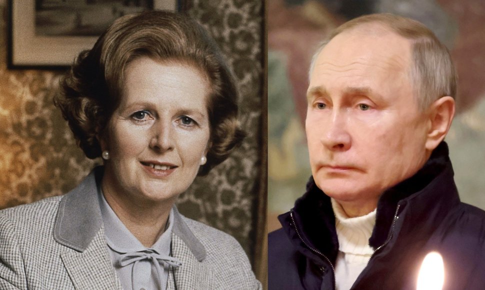 Margaret Thatcher ir Vladimiras Putinas